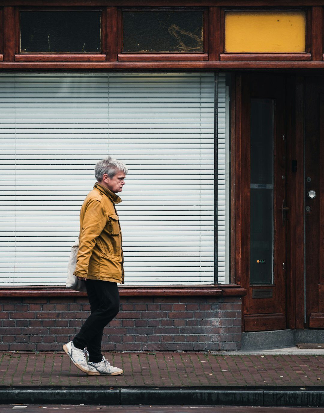 Portrait of an older Dutch woman with short grey hair