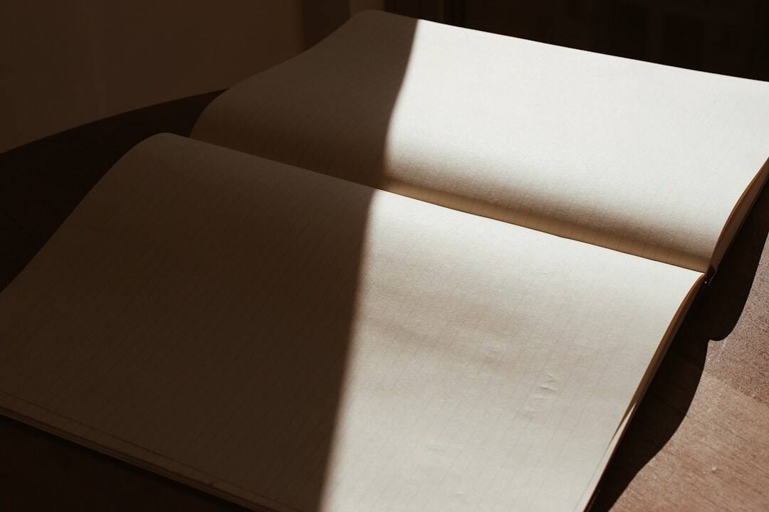 mysterious book in shadow