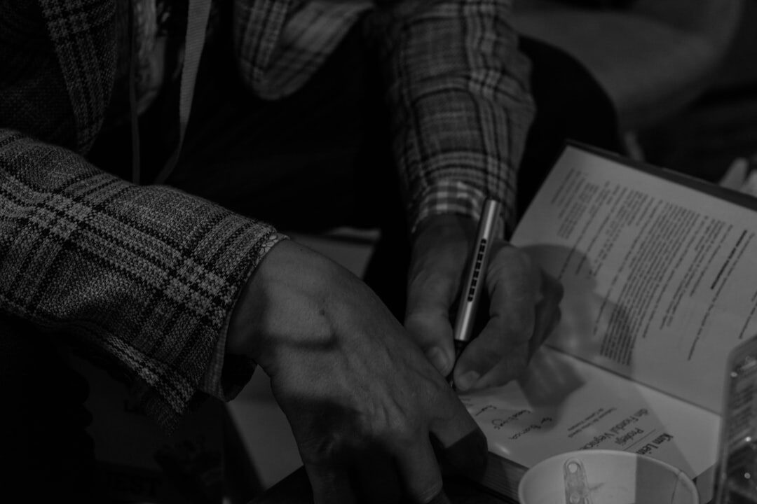 author signing book