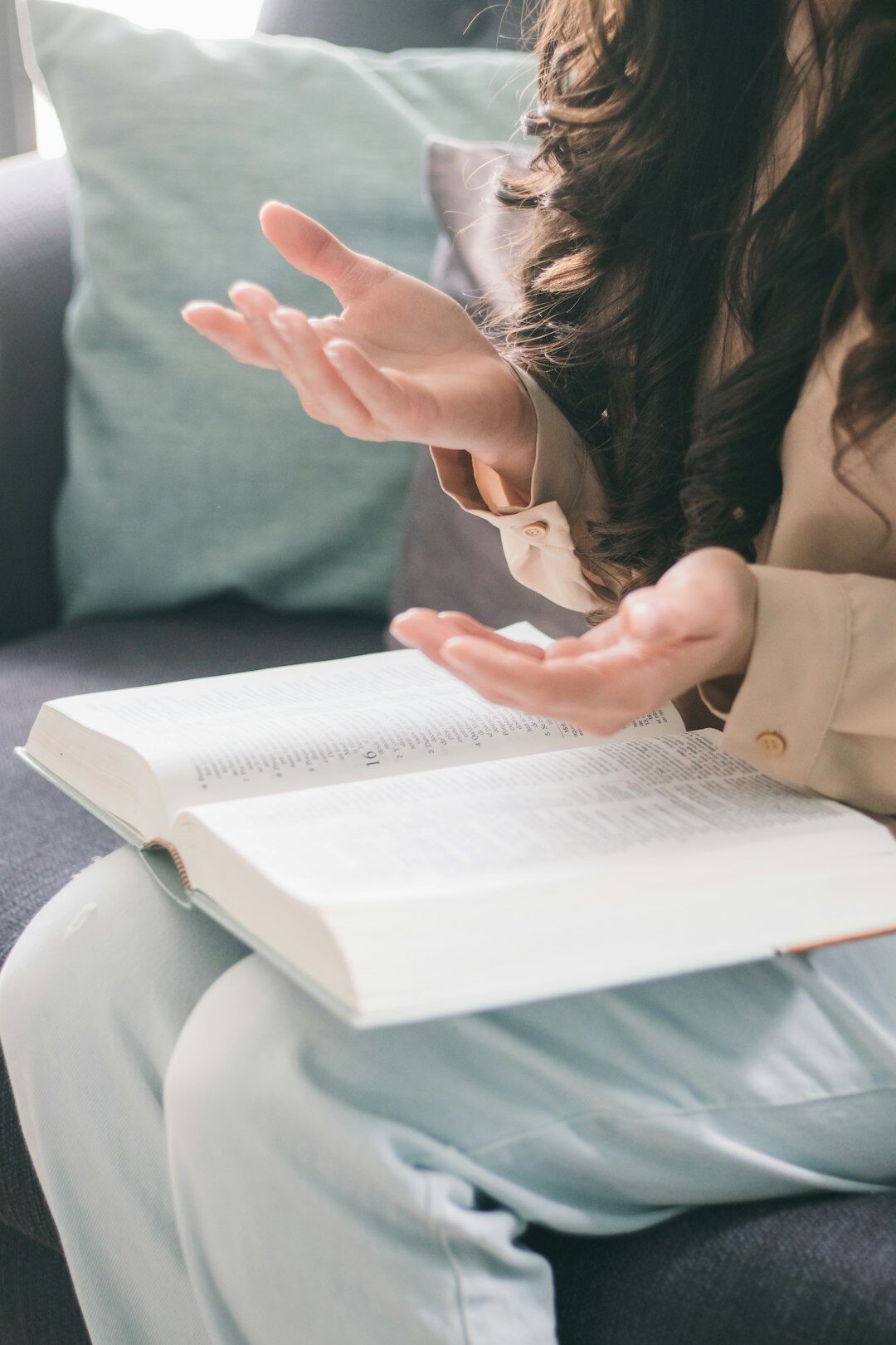 book expert giving advice